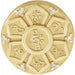 Ladies Natural Diamond Mantra Pendant (I1, G-H) — 14K Yellow Gold