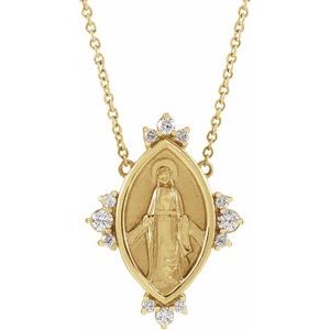 Ladies Natural Diamond Miraculous Necklace (I1, G-H) — 14K Yellow Gold