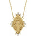Ladies Natural Diamond Miraculous Necklace (I1, G-H) — 14K Yellow Gold