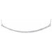 Ladies Natural Diamond Bar Necklace (I1, H+) — 14K White Gold