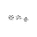 14K White Gold Round Diamond Stud Earrings 0.25CT Elegant Women�S Diamond Jewelry