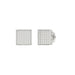 Sterling Silver White 0.25CT Round Diamond Yuva Square Cluster Earrings Women�S Fine Jewelry