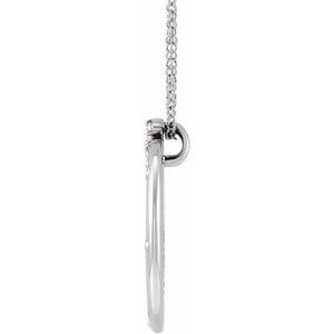 Lab-Grown Diamond Crescent Moon Pendant