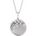 Ladies Natural Natural Diamond Engravable Family Tree Necklace (Si2-Si3, G-H) — Platinum