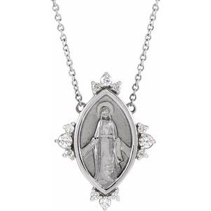 Ladies Natural Diamond Miraculous Necklace (Si2-Si3, G-H) — Platinum