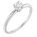 Ladies Natural Diamond Ring (I1, G-H) — 14K White Gold