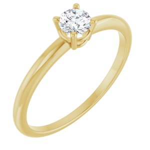 Ladies Natural Diamond Ring (I1, G-H) — 14K Yellow Gold
