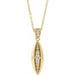 Ladies Natural Diamond Beaded Necklace (I1, G-H) — 14K Yellow Gold