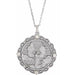 Ladies Natural Diamond Guardian Angel Necklace (Si2-Si3, G-H) — Platinum