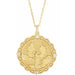 Ladies Natural Diamond Guardian Angel Necklace (I1, G-H) — 14K Yellow Gold