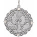 Ladies Natural Diamond Guardian Angel Pendant (I1, G-H) — Sterling Silver