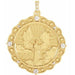 Ladies Natural Diamond Guardian Angel Pendant (I1, G-H) — 14K Yellow Gold