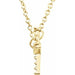 Lab-Grown Diamond Sideways Cross Necklace or Center - Style R42323