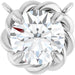 Ladies Natural Diamond Necklace Center (Si2-Si3, G-H) — Platinum