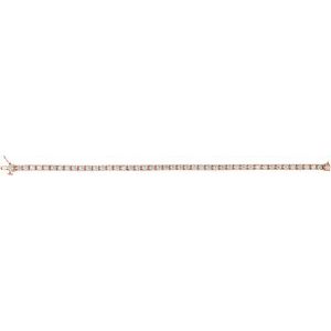 Lab-Grown Diamond Line Bracelet - Style 653702