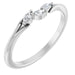 Ladies Natural Diamond Ring (I1, G-H) — Sterling Silver