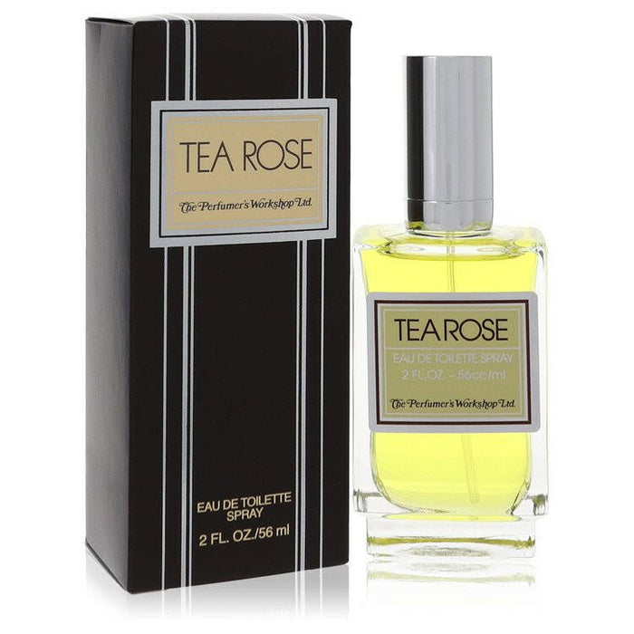 Tea Rose Eau De Toilette Spray By Perfumers Workshop - 2 oz