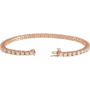Lab-Grown Diamond Line Bracelet - Style 653702