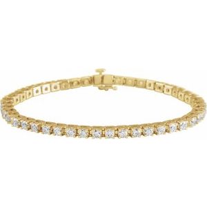 Lab-Grown Diamond Line Bracelet - Style 653702