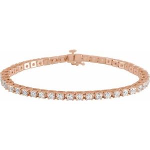 Lab-Grown Diamond Line Bracelet - Style 653702