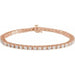 Lab-Grown Diamond Line Bracelet - Style 653702