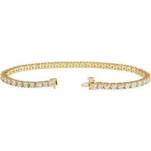 Lab-Grown Diamond Line Bracelet - Style 653702