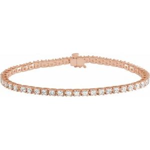 Lab-Grown Diamond Line Bracelet - Style 653702