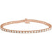 Lab-Grown Diamond Line Bracelet - Style 653702