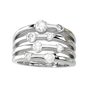 Ladies Natural Diamond Ring (I1, G-H) — 14K Yellow Gold