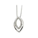 Ladies Natural Diamond Necklace (I1, G-H) — 14K White Gold