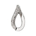 Ladies Natural Diamond Pendant (I1, G-H) — 14K White Gold