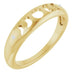 Ladies Natural Diamond Moon Phase Ring (I1, G-H) — 14K Yellow Gold