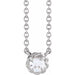 Ladies Natural Diamond Claw-Prong Rope Necklace (Si2-Si3, G-H) — Platinum