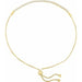 Ladies Natural Diamond Bolo 9 1/ Bracelet (I1, G-H) — 14K Yellow Gold