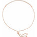 Ladies Natural Diamond Bolo 9 1/ Bracelet (I1, G-H) — 14K Rose Gold