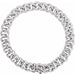 Ladies Natural Diamond Curb Bracelet (I1, G-H) — 14K White Gold