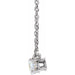 Lab-Grown Diamond Solitaire Necklace - Style 87572