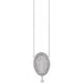 Ladies Natural Diamond Rosary Cross Necklace (I1, G-H) — 14K White Gold