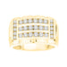 MEN'S RING 1.00CT ROUND DIAMOND 10K YELLOW GOLD