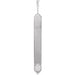 Ladies Natural Diamond Engravable Bar Pendant (I1, G-H) — 14K White Gold