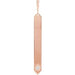 Ladies Natural Diamond Engravable Bar Pendant (I1, G-H) — 14K Rose Gold