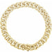 Ladies Natural Diamond Curb Bracelet (I1, G-H) — 14K Yellow Gold