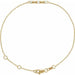 Ladies Natural Diamond Beaded Bar 6 1/2-7 1/ Bracelet (I1, G-H) — 14K Yellow Gold