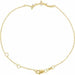 Ladies Natural Diamond Branch Bar 6 1/2-7 1/ Bracelet (I1, G-H) — 14K Yellow Gold