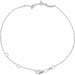 Ladies Natural Diamond Branch Bar 6 1/2-7 1/ Bracelet (I1, G-H) — Sterling Silver