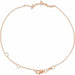 Ladies Natural Diamond Branch Bar 6 1/2-7 1/ Bracelet (I1, G-H) — 14K Rose Gold