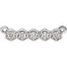 Ladies Natural Diamond Necklace Center (I1, G-H) — 14K White Gold