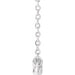 Lab-Grown Diamond Accented Bar Necklace