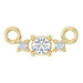Ladies Natural Diamond Necklaces Center (I1, G-H) — 14K Yellow Gold