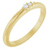 Ladies Natural Diamond Graduated Stackable Ring (I1, G-H) — 14K Yellow Gold